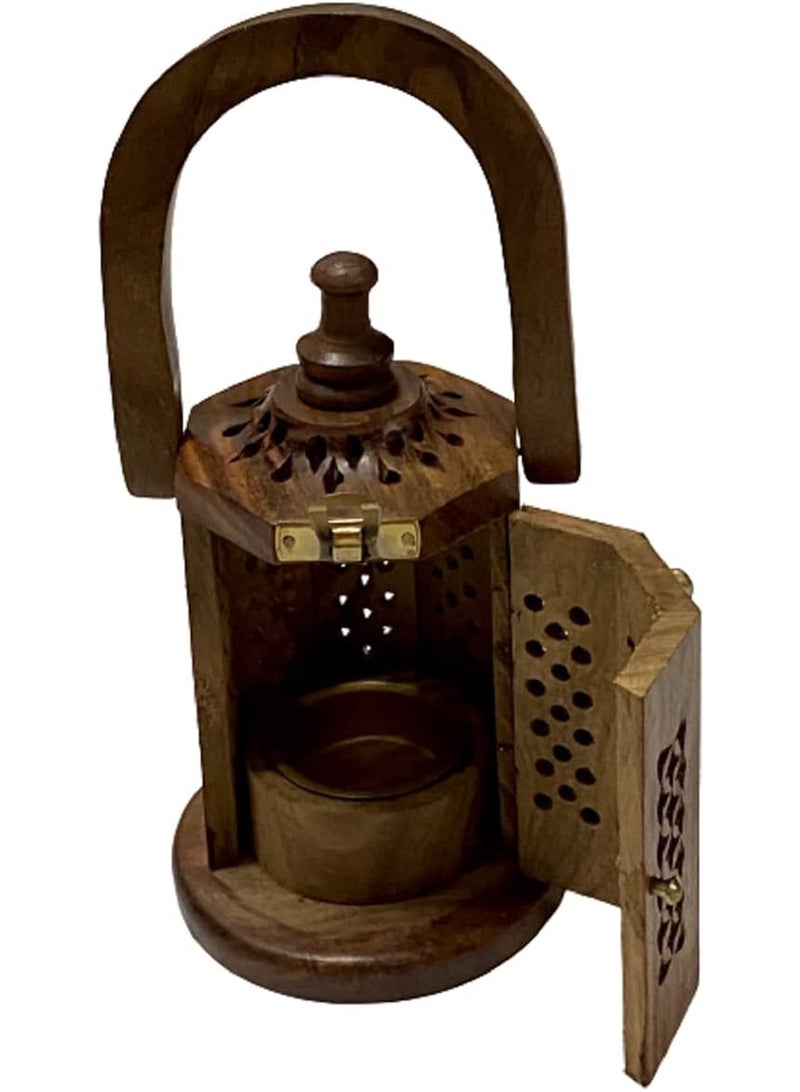 مبخرة خشبية هاند ميد – صناعة يدوية هندية فاخرة - Image 2